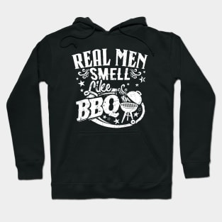 Funny BBQ Grilling Real Men Smell Like Barbecue Hoodie